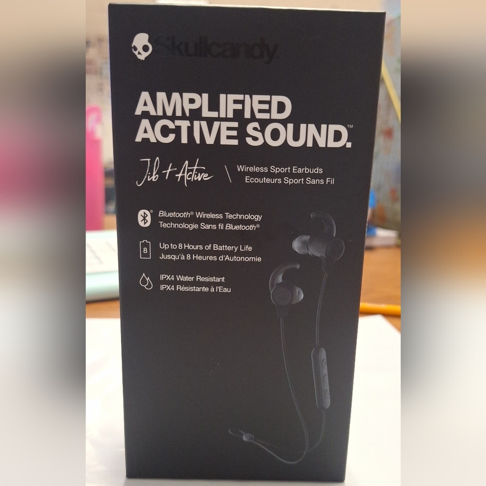 Skullcandy Jib+ Active Black Wireless Earbuds